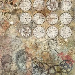 Time Machine A4 Rice Paper Engine Of The Future Collection By Ciao Bella