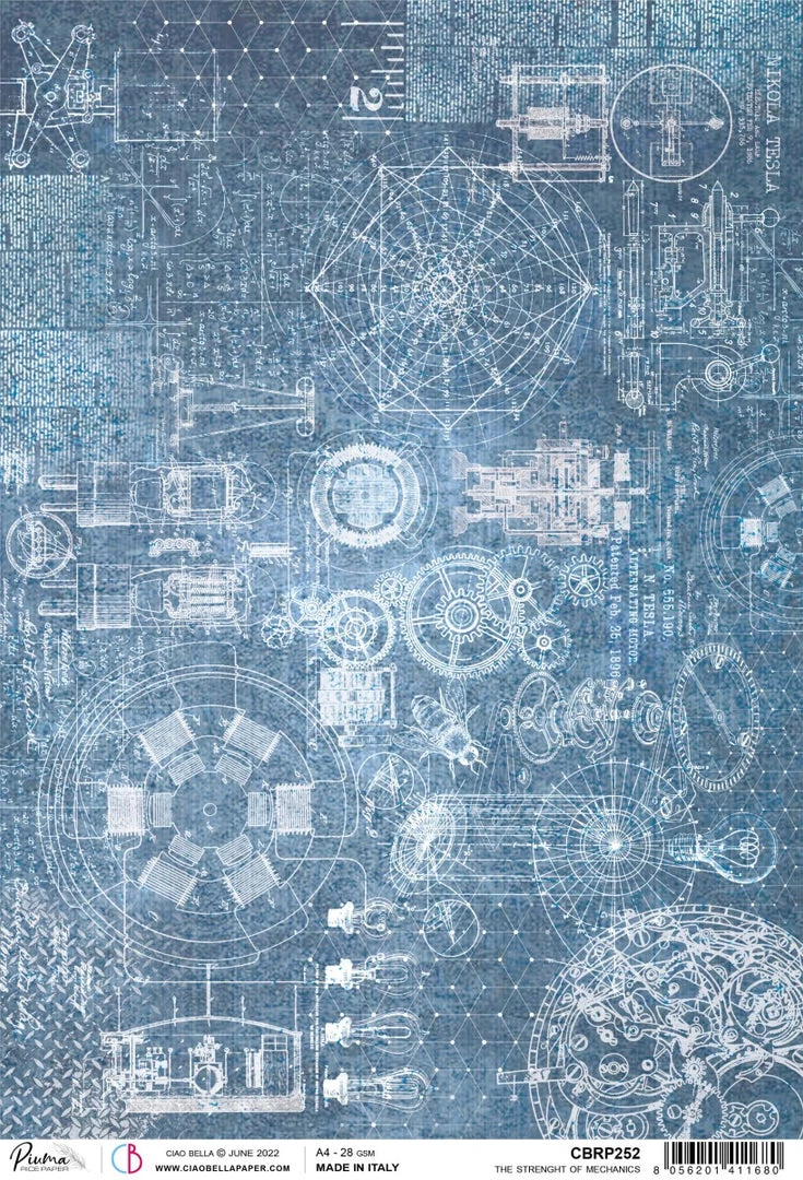 The Strength Of Mechanics A4 Rice Paper Engine Of The Future Collection By Ciao Bella Newly Added Products! 3 The Strength Of Mechanics A4 Rice Paper Engine Of The Future Collection By Ciao Bella Newly Added Products!