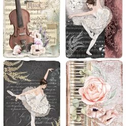 Le Cygne Noir Cards A4 Rice Paper Cygne Noir Collection By Ciao Bella