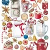 Wholesale PRE-ORDER Cookies And Candies - A4 Ciao Bella Rice Paper Christmas Vibes Ciao Bella Collection