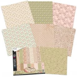 Papercraft & Scrapbooking The Muse Patterns Pad 12x12 8/Pkg By Ciao Bella