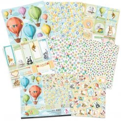 My First Year Patterns Pad 12x12 8/Pkg By Ciao Bella Papercraft & Scrapbooking