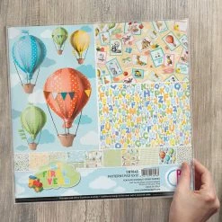 My First Year Patterns Pad 12x12 8/Pkg By Ciao Bella Papercraft & Scrapbooking