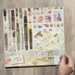 Papercraft & Scrapbooking Notre Vie Patterns Pad 12x12 8/Pkg By Ciao Bella 12 Papercraft & Scrapbooking Notre Vie Patterns Pad 12x12 8/Pkg By Ciao Bella