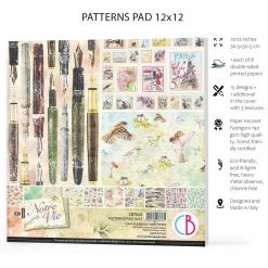 Papercraft & Scrapbooking Notre Vie Patterns Pad 12x12 8/Pkg By Ciao Bella 13 Papercraft & Scrapbooking Notre Vie Patterns Pad 12x12 8/Pkg By Ciao Bella