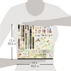 Papercraft & Scrapbooking Notre Vie Patterns Pad 12x12 8/Pkg By Ciao Bella 14 Papercraft & Scrapbooking Notre Vie Patterns Pad 12x12 8/Pkg By Ciao Bella