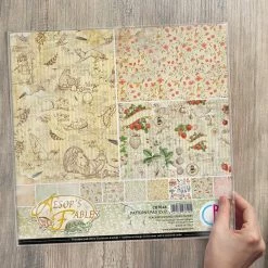 Aesop's Fables Patterns Pad 12x12 8/Pkg By Ciao Bella Papercraft & Scrapbooking 12 Aesop's Fables Patterns Pad 12x12 8/Pkg By Ciao Bella Papercraft & Scrapbooking