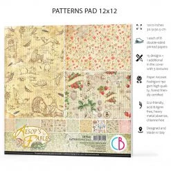 Aesop's Fables Patterns Pad 12x12 8/Pkg By Ciao Bella Papercraft & Scrapbooking 13 Aesop's Fables Patterns Pad 12x12 8/Pkg By Ciao Bella Papercraft & Scrapbooking