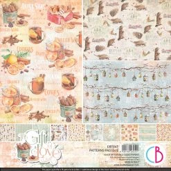The Gift Of Love Patterns Pad 12x12 8/Pkg By Ciao Bella