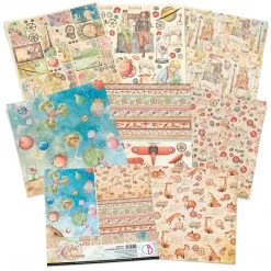Papercraft & Scrapbooking The Little Prince Patterns Pad 12x12 8/Pkg By Ciao Bella