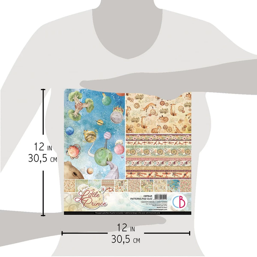 Papercraft & Scrapbooking The Little Prince Patterns Pad 12x12 8/Pkg By Ciao Bella 8 Papercraft & Scrapbooking The Little Prince Patterns Pad 12x12 8/Pkg By Ciao Bella