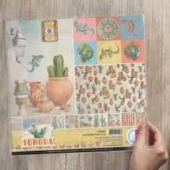 Papercraft & Scrapbooking Sonora Patterns Pad 12x12 8/Pkg By Ciao Bella 12 Papercraft & Scrapbooking Sonora Patterns Pad 12x12 8/Pkg By Ciao Bella