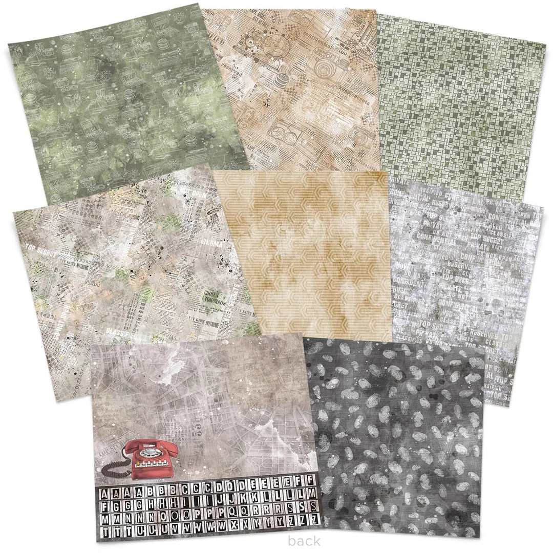 Papercraft & Scrapbooking Enigma Patterns Pad 12x12 8/Pkg By Ciao Bella 5 Papercraft & Scrapbooking Enigma Patterns Pad 12x12 8/Pkg By Ciao Bella