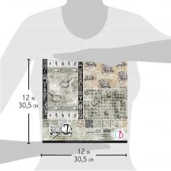 Papercraft & Scrapbooking Enigma Patterns Pad 12x12 8/Pkg By Ciao Bella 14 Papercraft & Scrapbooking Enigma Patterns Pad 12x12 8/Pkg By Ciao Bella