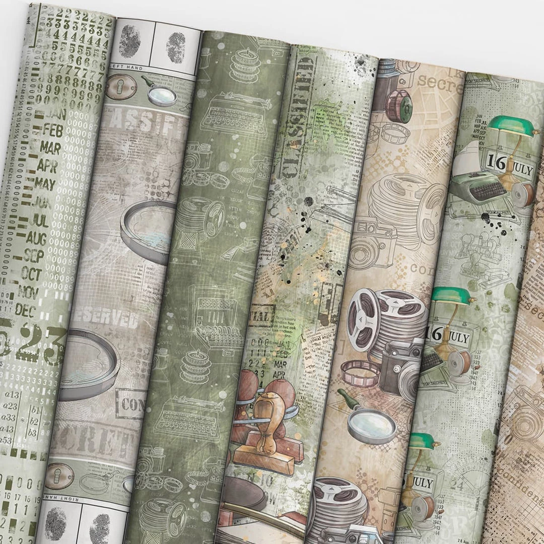 Papercraft & Scrapbooking Enigma Patterns Pad 12x12 8/Pkg By Ciao Bella 9 Papercraft & Scrapbooking Enigma Patterns Pad 12x12 8/Pkg By Ciao Bella