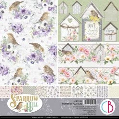 Papercraft & Scrapbooking Sparrow Hill Patterns Pad 12x12 8/Pkg By Ciao Bella