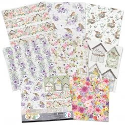 Papercraft & Scrapbooking Sparrow Hill Patterns Pad 12x12 8/Pkg By Ciao Bella