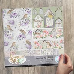 Papercraft & Scrapbooking Sparrow Hill Patterns Pad 12x12 8/Pkg By Ciao Bella