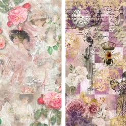 All Paint Products Charleston And Forever Queen Bee Combo A3 Rice Paper Digital Deco Design Collection Decoupage Rice Paper A3 By Digital Deco Designs
