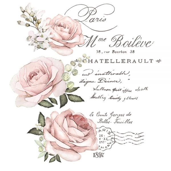 Prima Re-Design Chatellerault – DESIGN SIZE 23″ X 30″, CUT INTO 3 SHEETS Decor Transfers 3 Prima Re-Design Chatellerault – DESIGN SIZE 23″ X 30″, CUT INTO 3 SHEETS Decor Transfers