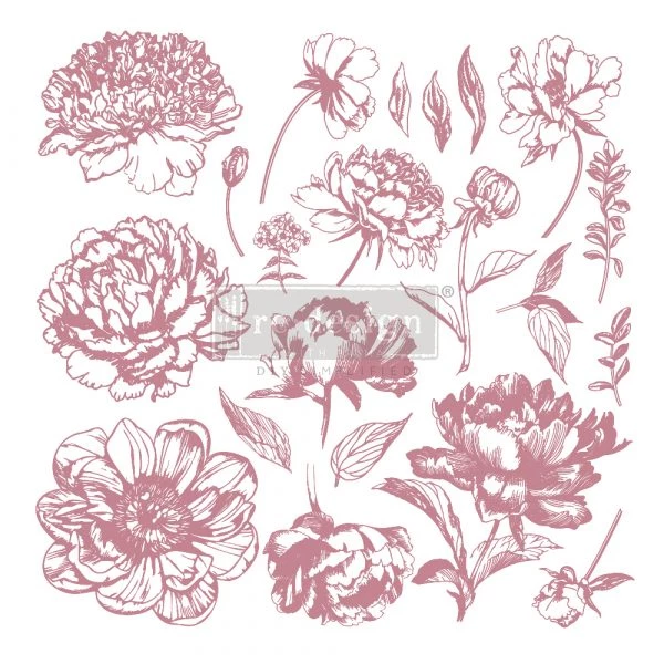 Prima Re-Design Linear Floral Stamp Redesign Decor Clear-Cling Stamp 3 Prima Re-Design Linear Floral Stamp Redesign Decor Clear-Cling Stamp