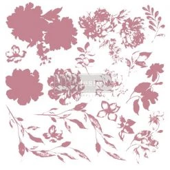 Prima Re-Design Decor Clear-Cling Stamps Sweet Blossoms Stamp Redesign Decor Clear-Cling Stamp