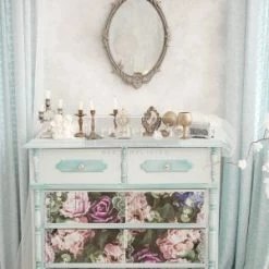 Prima Re-Design Dark Lace Floral Decoupage Decor Tissue Paper Redesign With Prima Wholesale