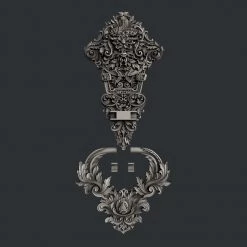 All Paint Products Door Knocker 2 Silicone Mold By Zuri