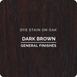 Dark Brown Dye Stain General Finishes