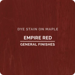 Empire Red Dye Stain General Finishes