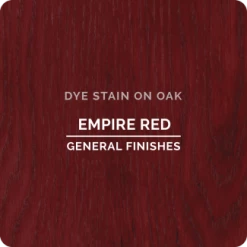Empire Red Dye Stain General Finishes