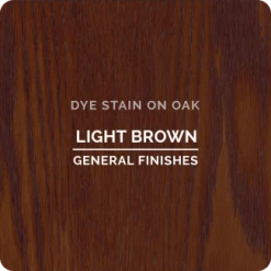 Light Brown Dye Stain General Finishes
