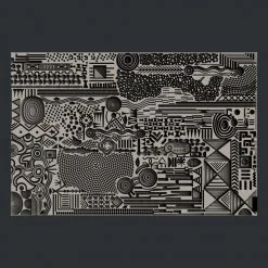 All Paint Products Egyptian Texture Set 2 Silicone Mold By Zuri Wholesale