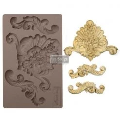 Prima Re-Design Decor Moulds English Garden Silicone Mold Redesign With Prima Decor Mould