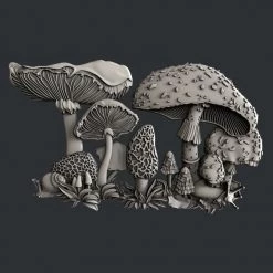 All Paint Products Fairyland Mushrooms Silicone Mold By Zuri