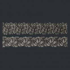 All Paint Products Floral Borders 2 Silicone Mold By Zuri