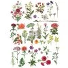 Prima Re-Design FLORAL COLLECTION - REDESIGN DECOR TRANSFERS – DESIGN SIZE 24″ X 34″, CUT INTO 3 SHEETS