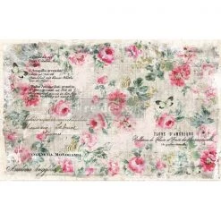 Prima Re-Design Floral Wallpaper Decoupage Decor Tissue Paper Redesign With Prima Wholesale