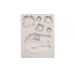 Prima Re-Design Flower Queen Silicone Mold Redesign With Prima Decor Mould - 3.5″ X 4.5″ Decor Moulds