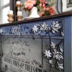 Prima Re-Design Decor Moulds Forest Flora Silicone Mold Redesign With Prima Decor Mould