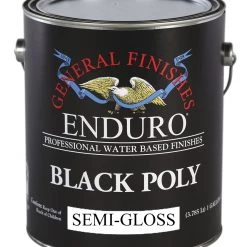 All Paint Products General Finishes Enduro Black Poly Semi-Gloss Enduro Poly Products