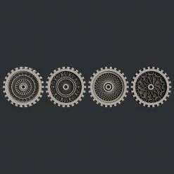 All Paint Products Gear Set #1 Silicone Mold By Zuri Wholesale