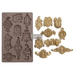 Prima Re-Design Decor Moulds Grandeur Keyholes Silicone Mold Redesign With Prima Decor Mould