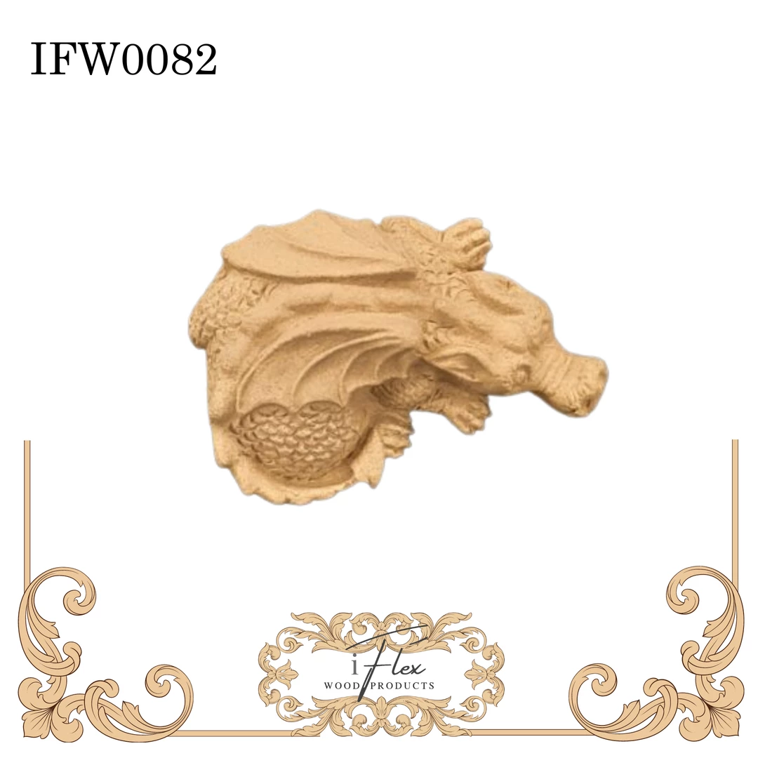 IFlex Wood Products Animals Dragon Heat Bendable Wood You Bend Pliable Embellishment - IFW 0082 3 IFlex Wood Products Animals Dragon Heat Bendable Wood You Bend Pliable Embellishment - IFW 0082