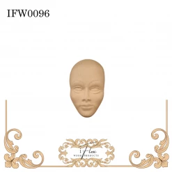 IFlex Wood Products Face Applique IFW 0096 Masks