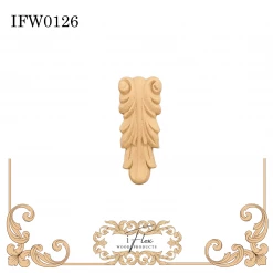 IFlex Wood Products Decorative Corbel IFW 0126 Acanthus