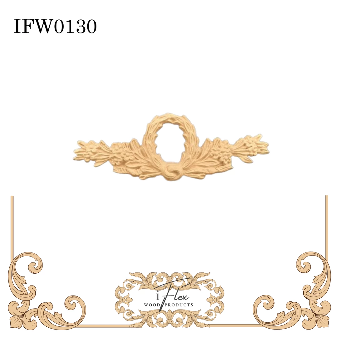 IFlex Wood Products Wreath Applique IFW 0130 Wreaths 3 IFlex Wood Products Wreath Applique IFW 0130 Wreaths