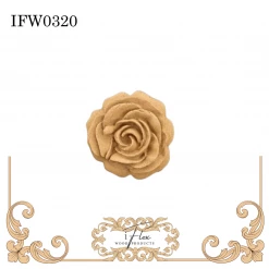 IFlex Wood Products Flowers Rose Flower Moulding IFW 0320