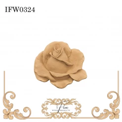 IFlex Wood Products Rose Flower Moulding IFW 0324 Flowers
