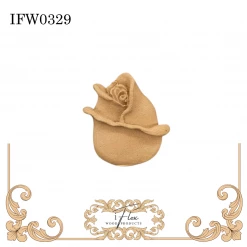 IFlex Wood Products Rose Flower Moulding IFW 0329 Flowers